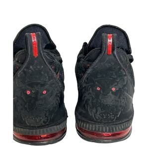 Nike LeBron 16 Fresh Bred 2018 Black & University Red AO2588-00 Sz 9.5